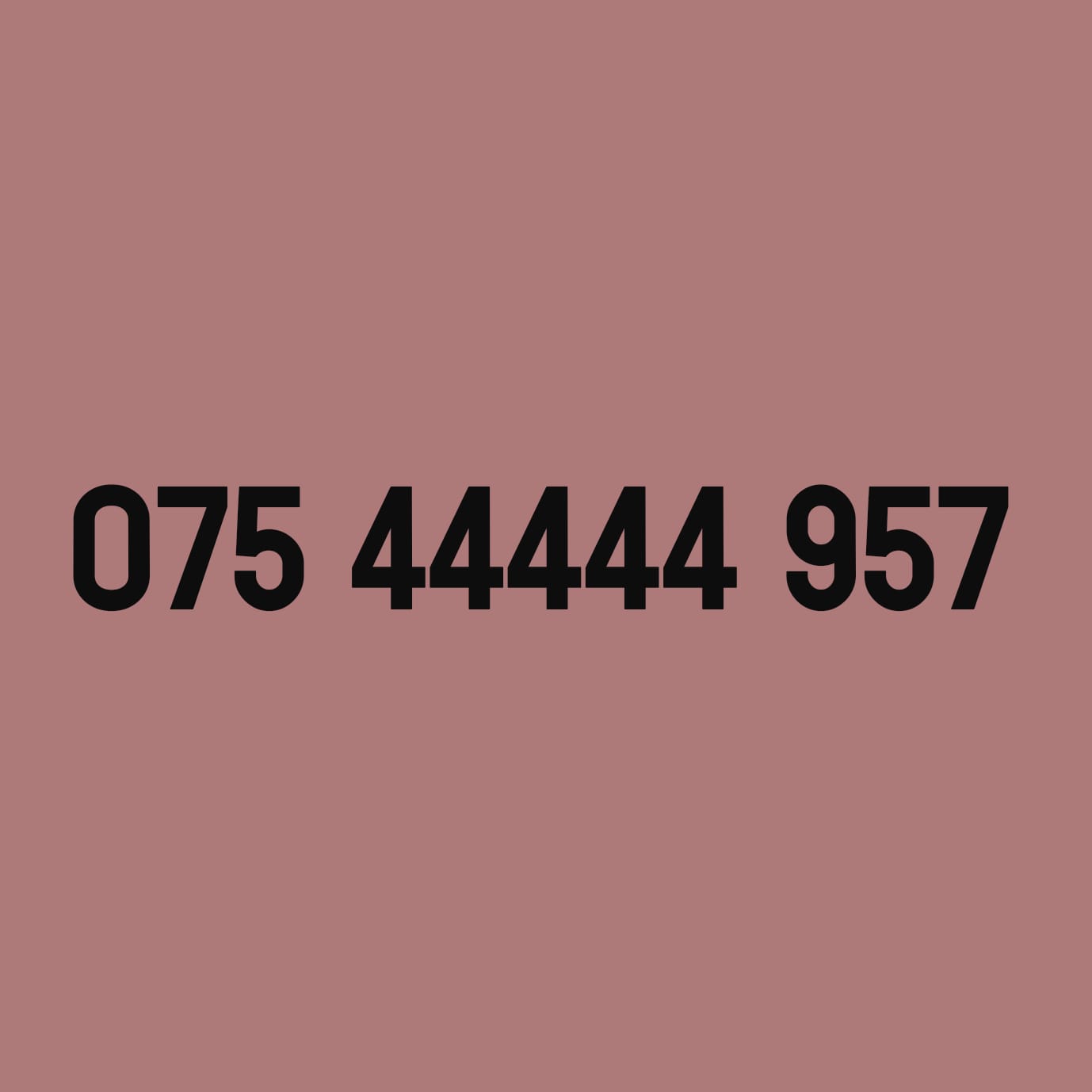 *£89* - 07544444 957