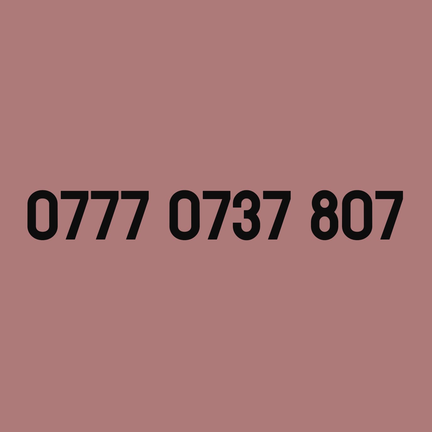 *£39* - 0777 0737 807