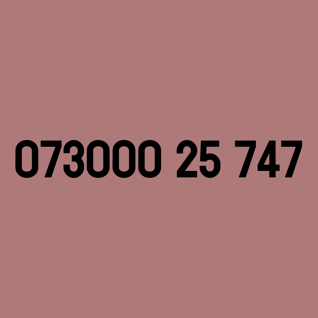 *£29* - 073000 25 747