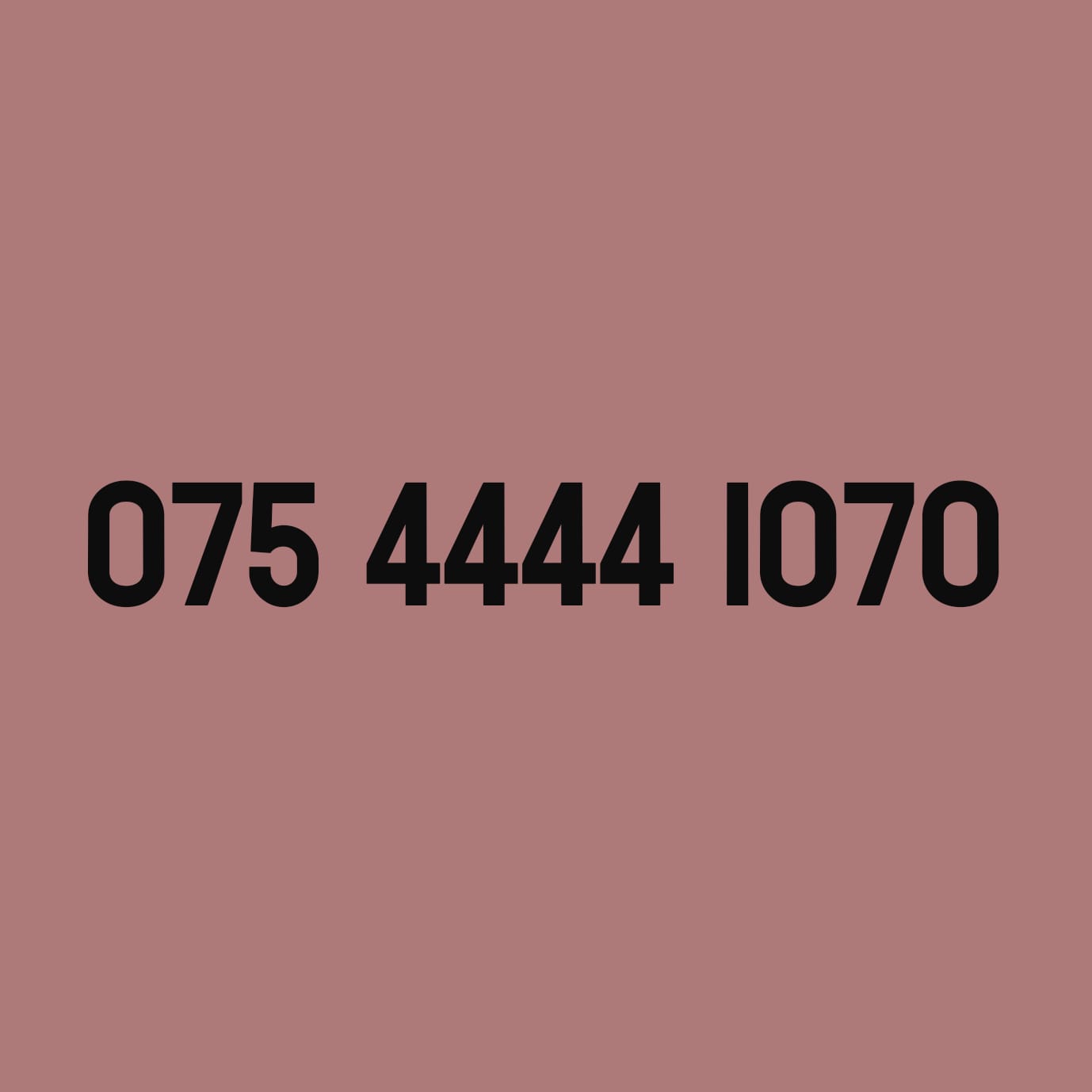 *£79* - 075 4444 1070