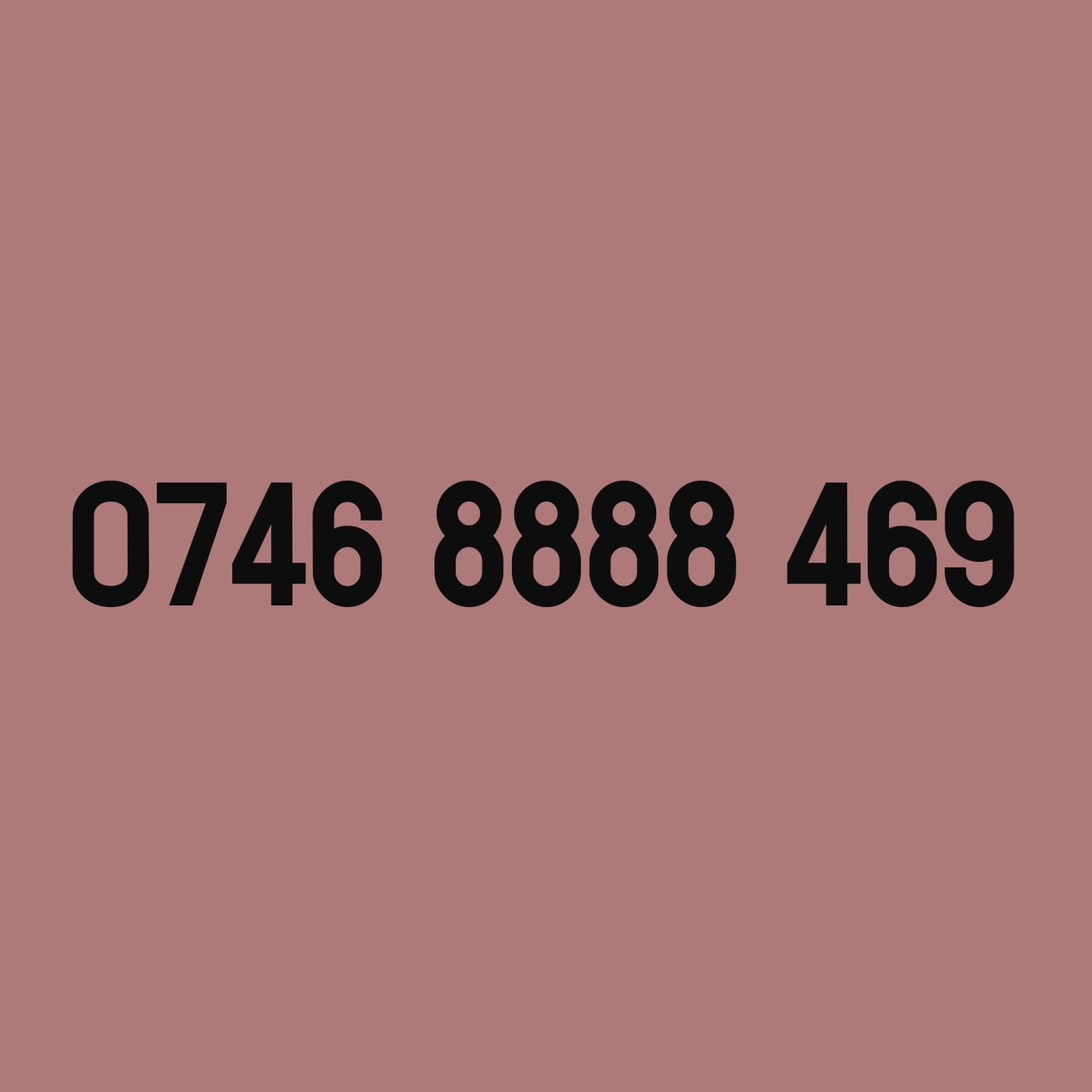*£89* - 0746 8888 469
