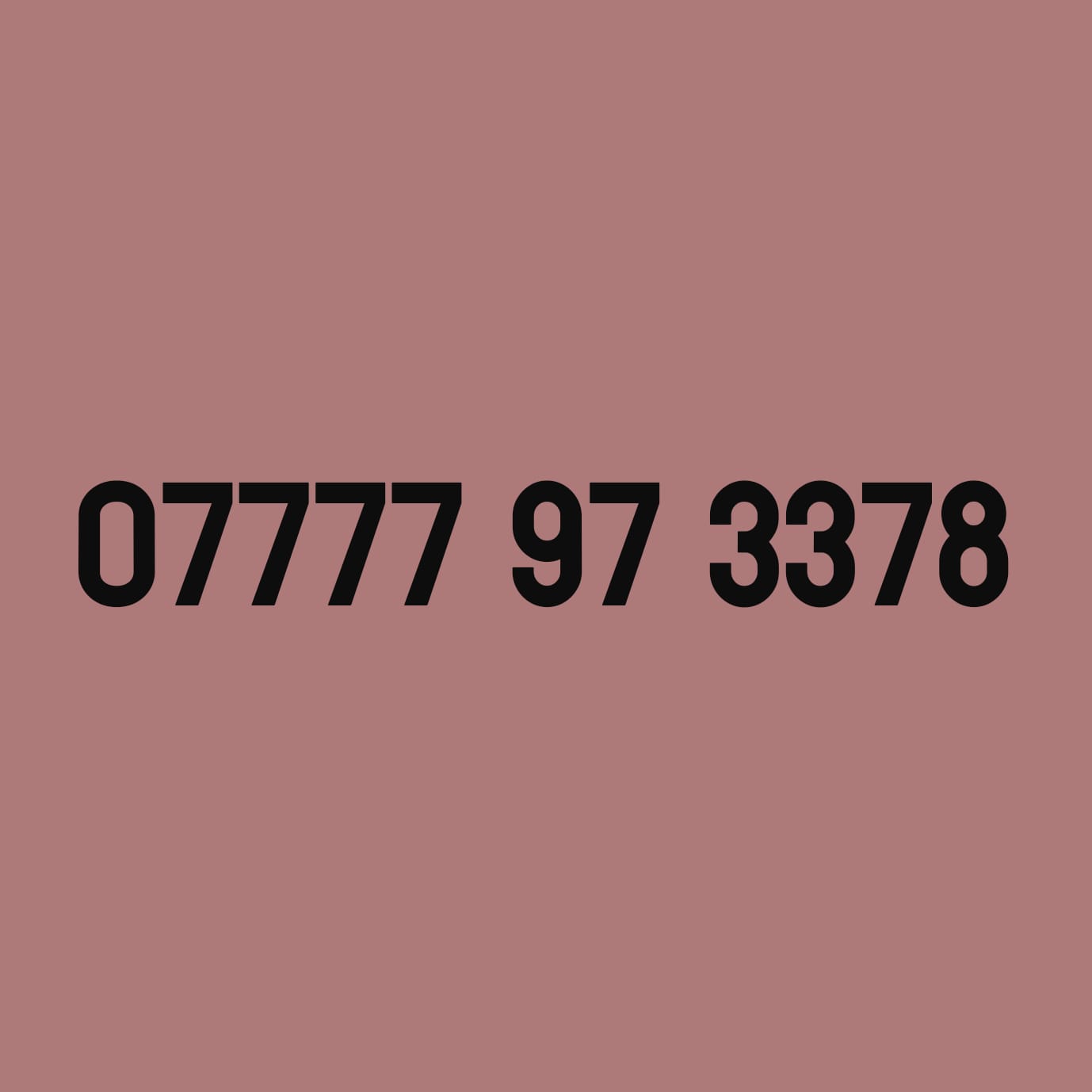 *£39* - 07777 97 3378
