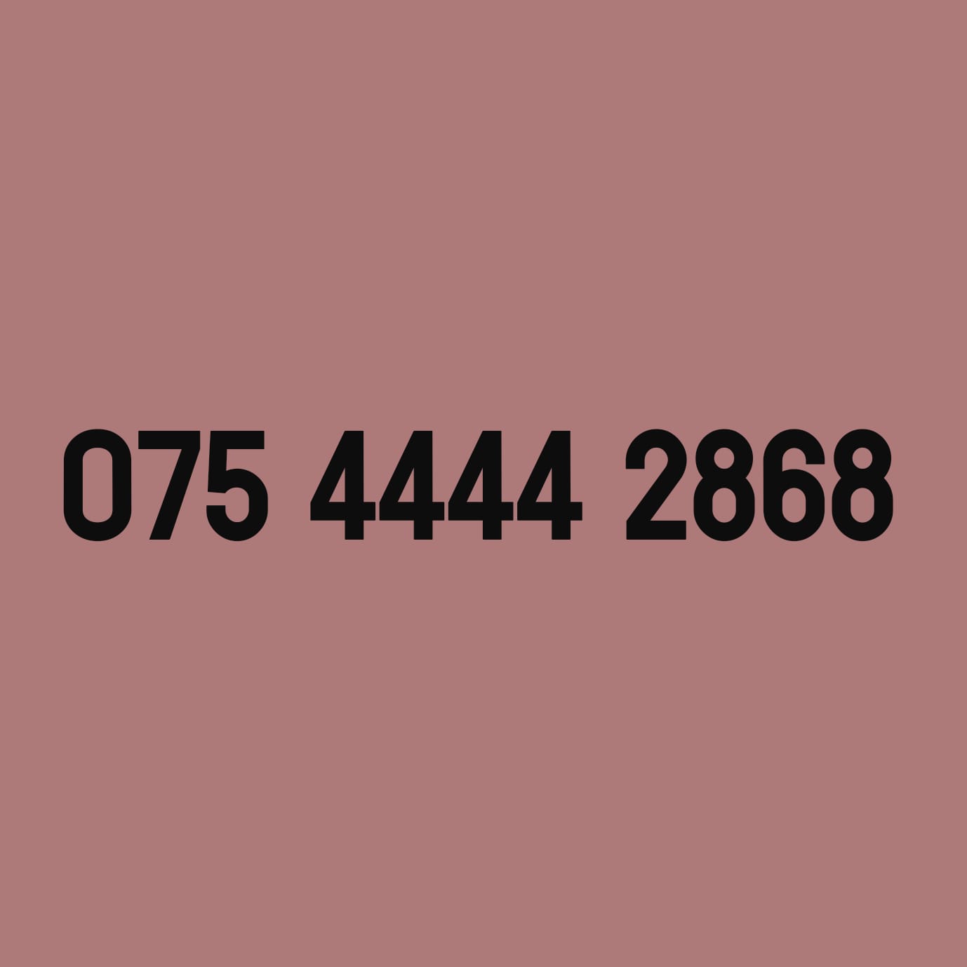 *£39* - 075 4444 2868