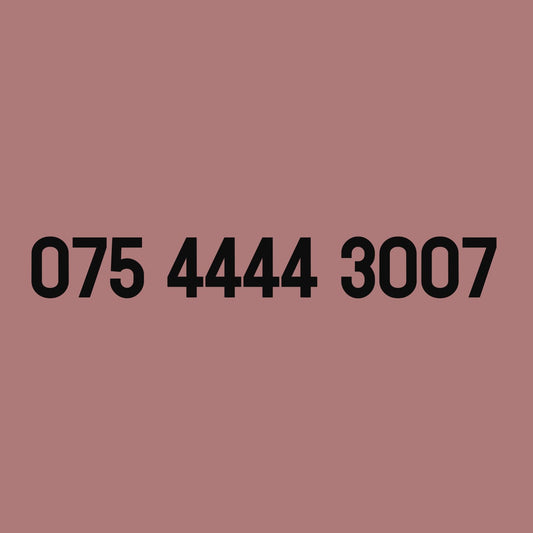 *£99* - 075 4444 3007