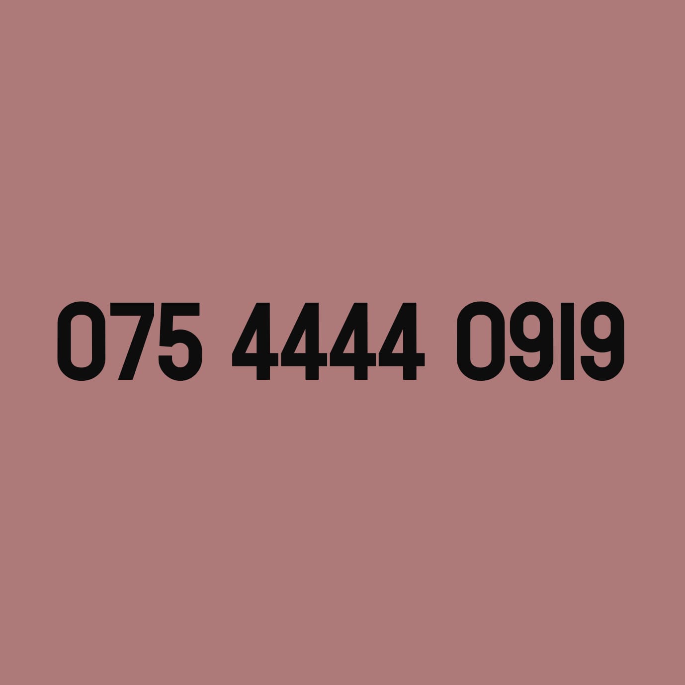 *£59* - 075 4444 0919