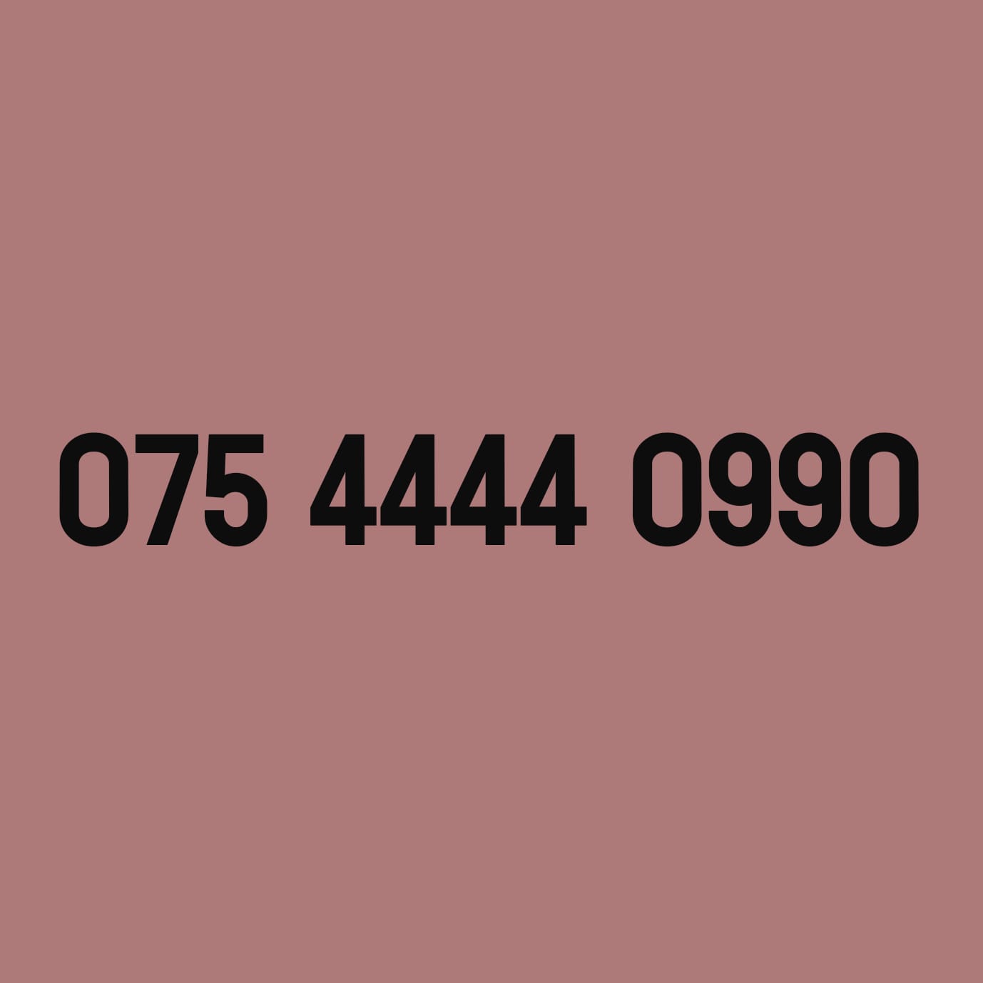 *£99* - 075 4444 0990