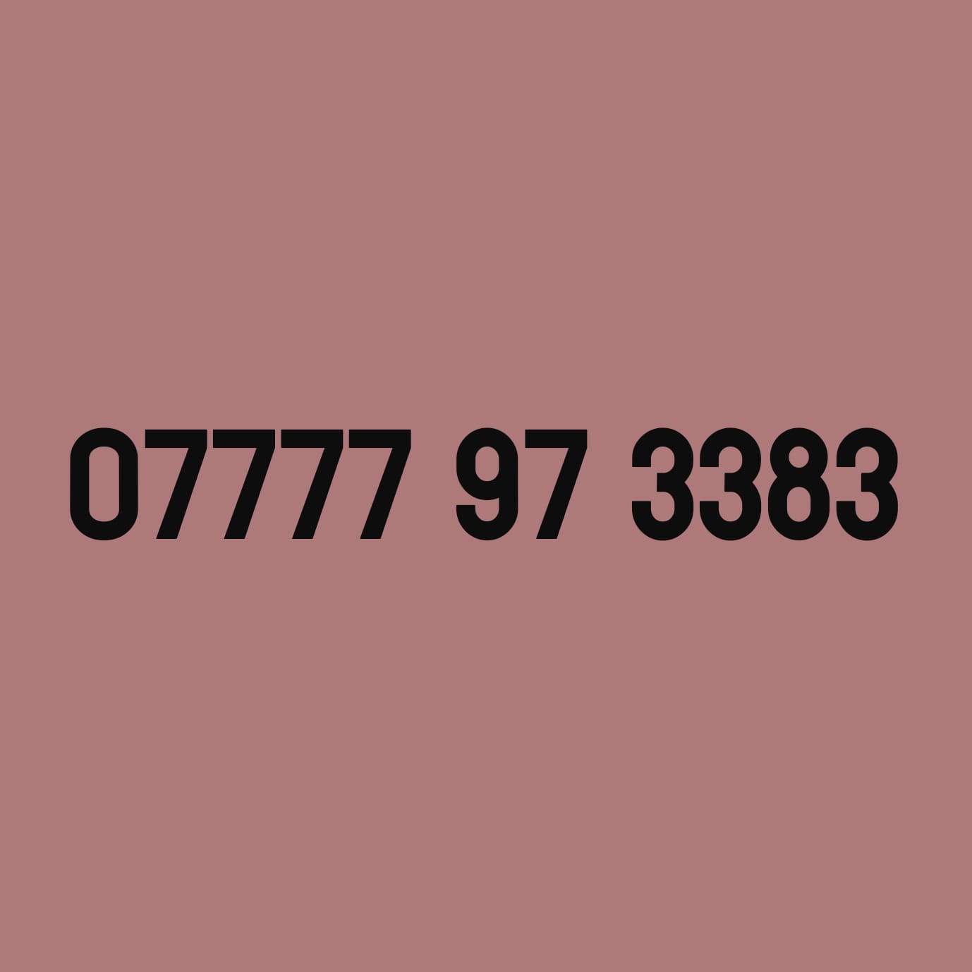 *£49* - 07777 97 3383