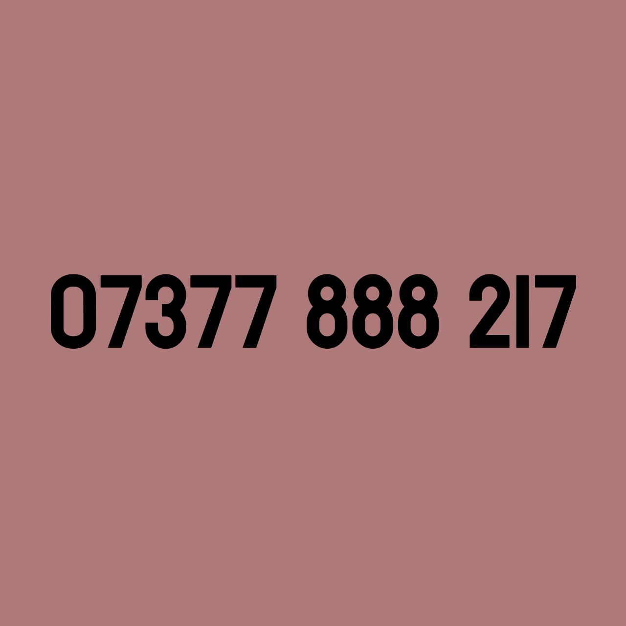 *£39* - 07377 888 217