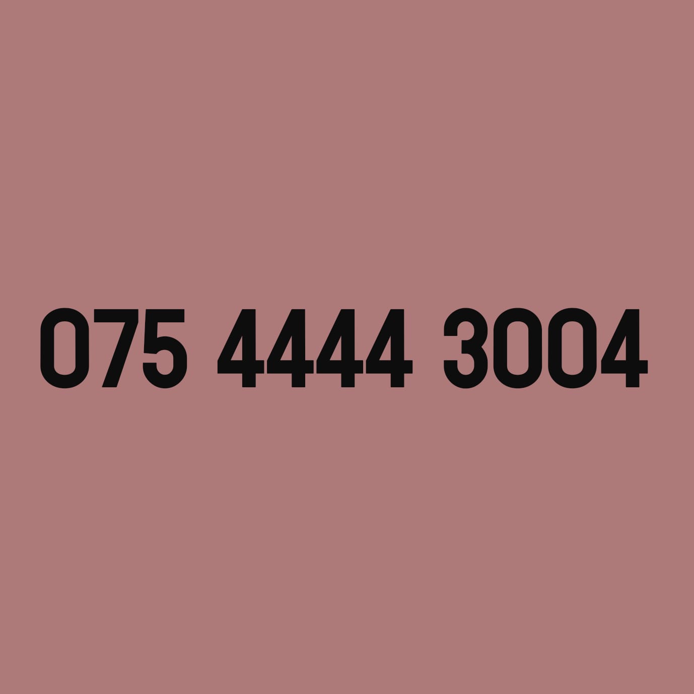 £129 - 075 4444 3004