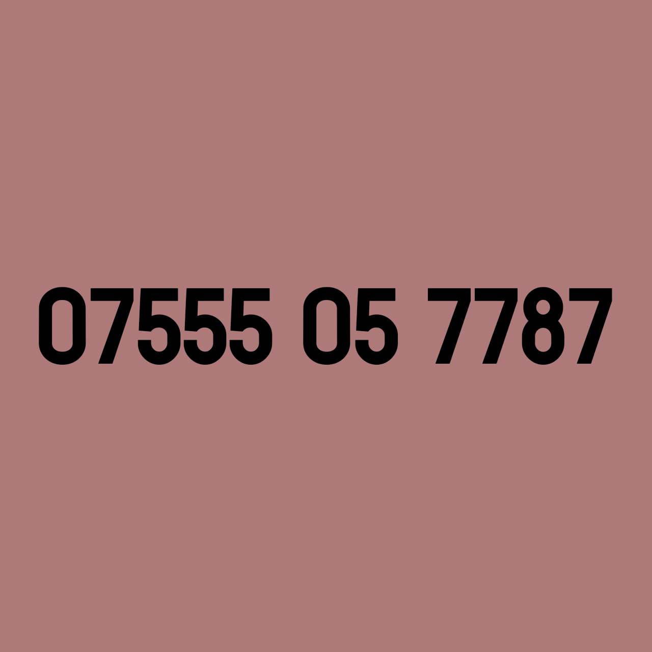 *£19* - 07555 05 7787