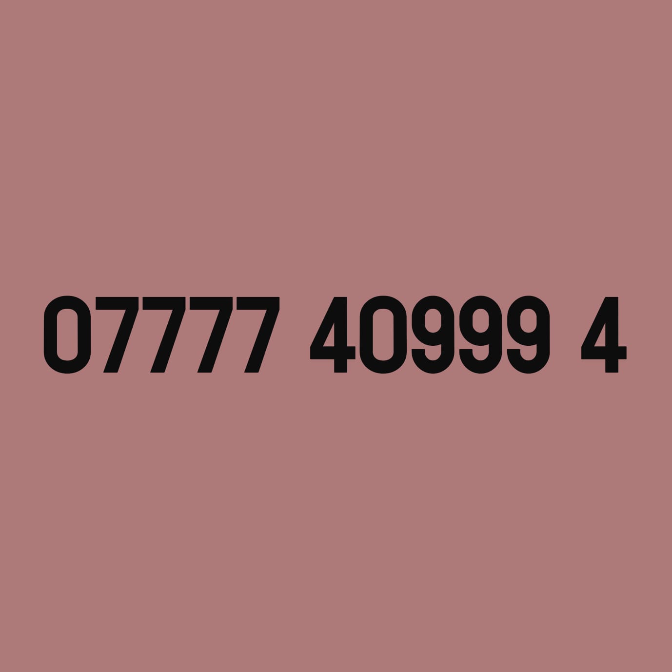*£59* - 07777 40999 4