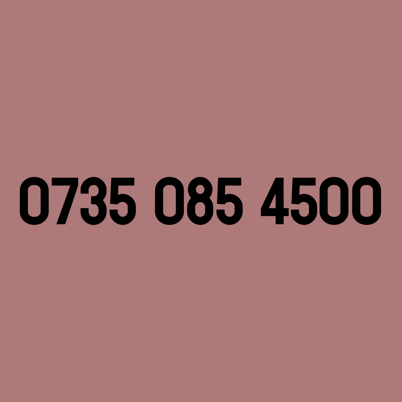 *£19* - 0735 085 4500