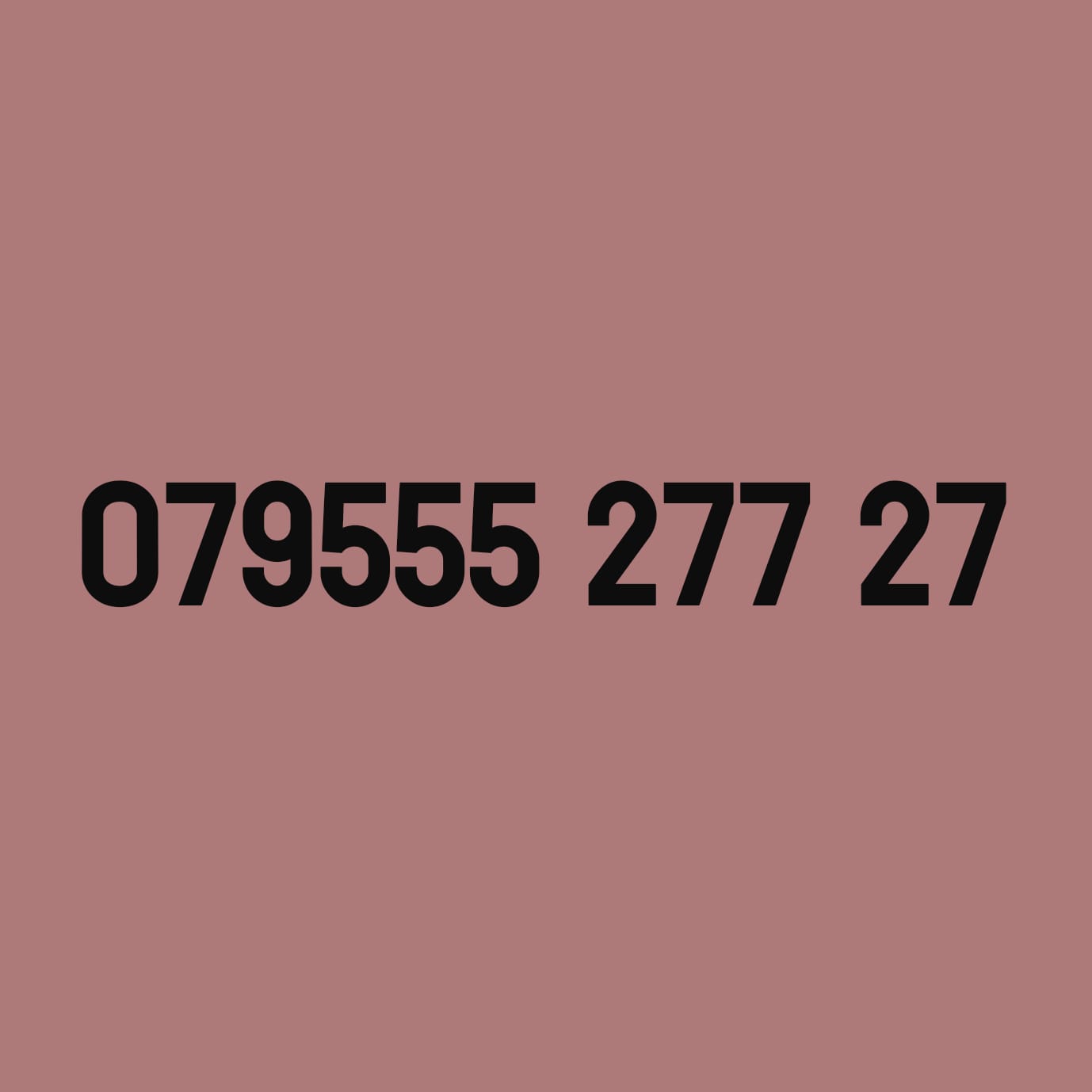 *£39* - 079555 277 27