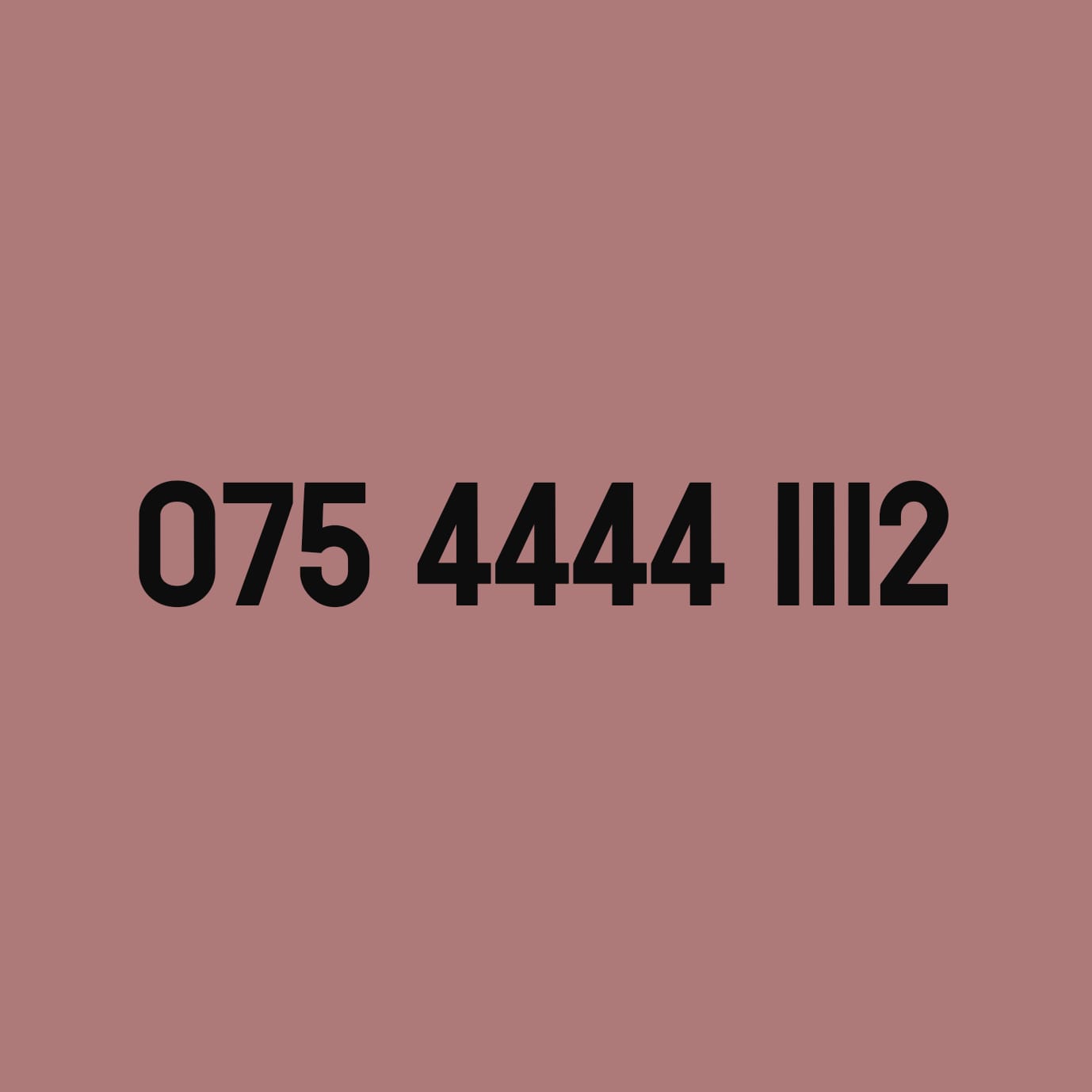 £179 - 075 4444 1112