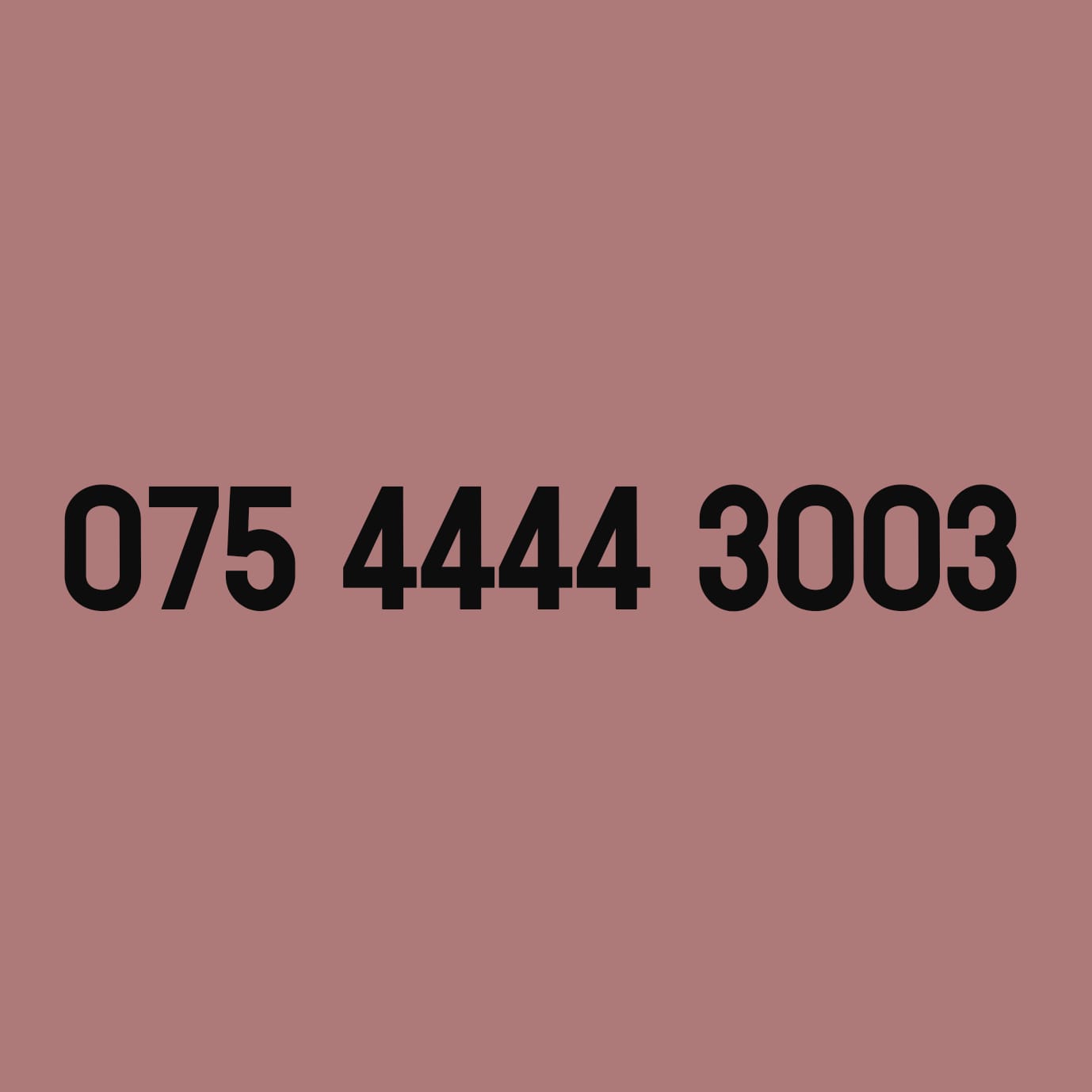 £129 - 075 4444 3003