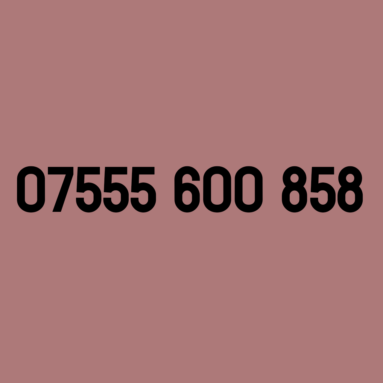 *£29* - 07555 600 858