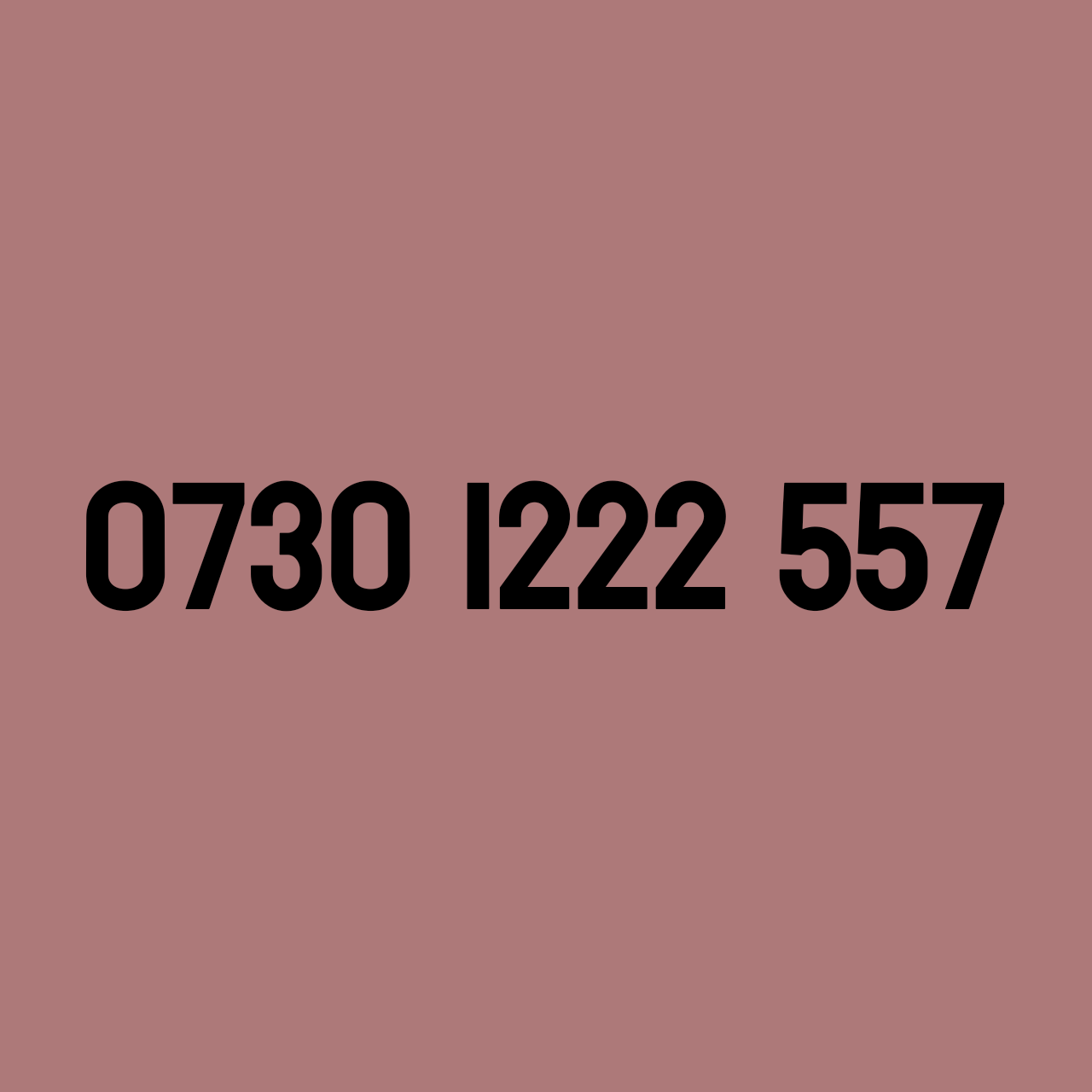 *£19* - 0730 1222 557