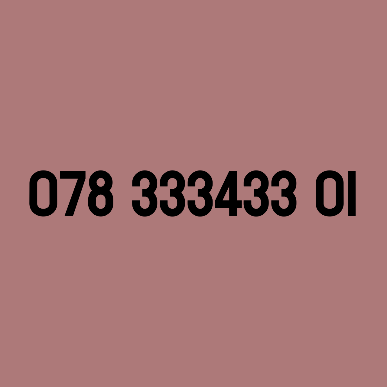 *£29* - 078 333433 01