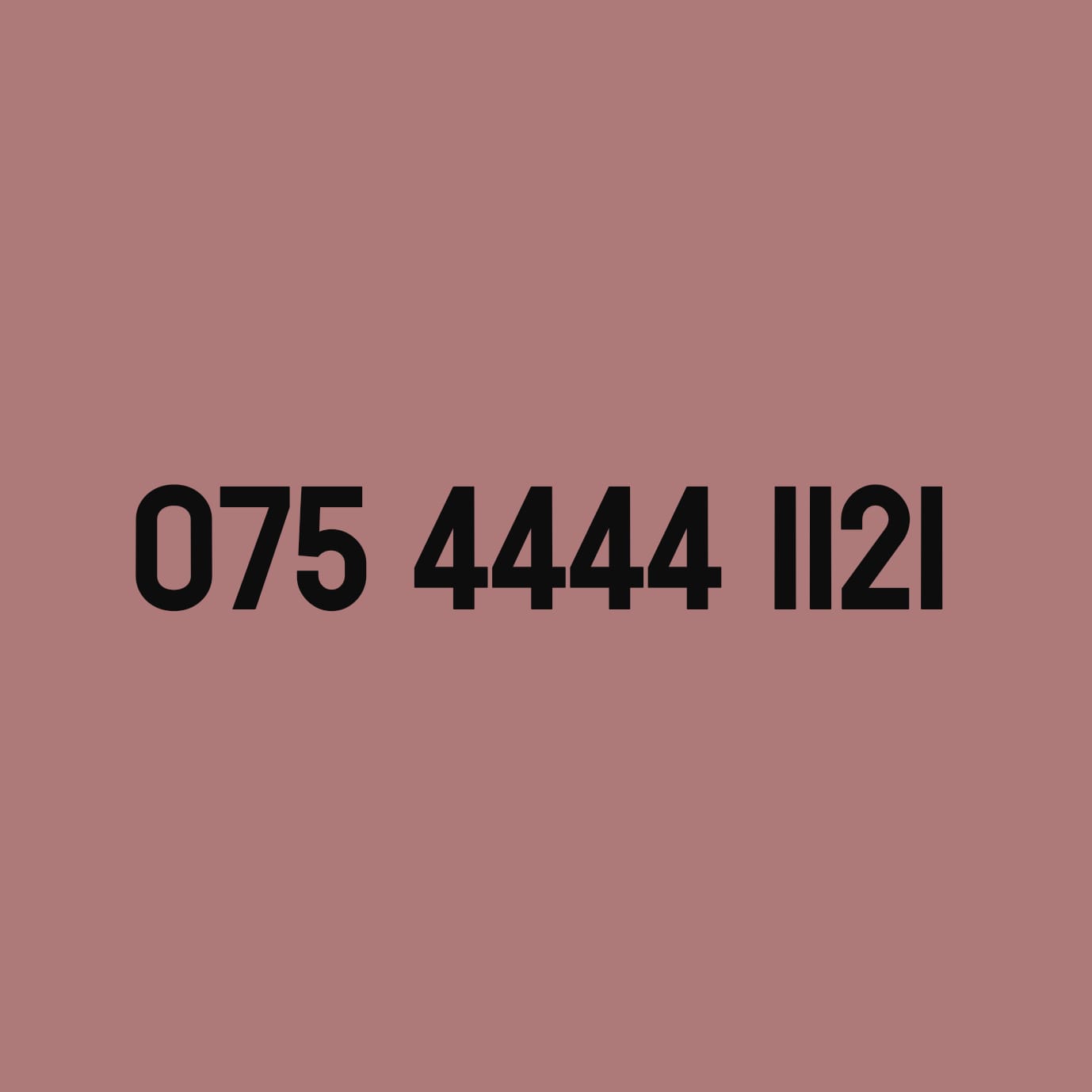 £159 - 075 4444 1121