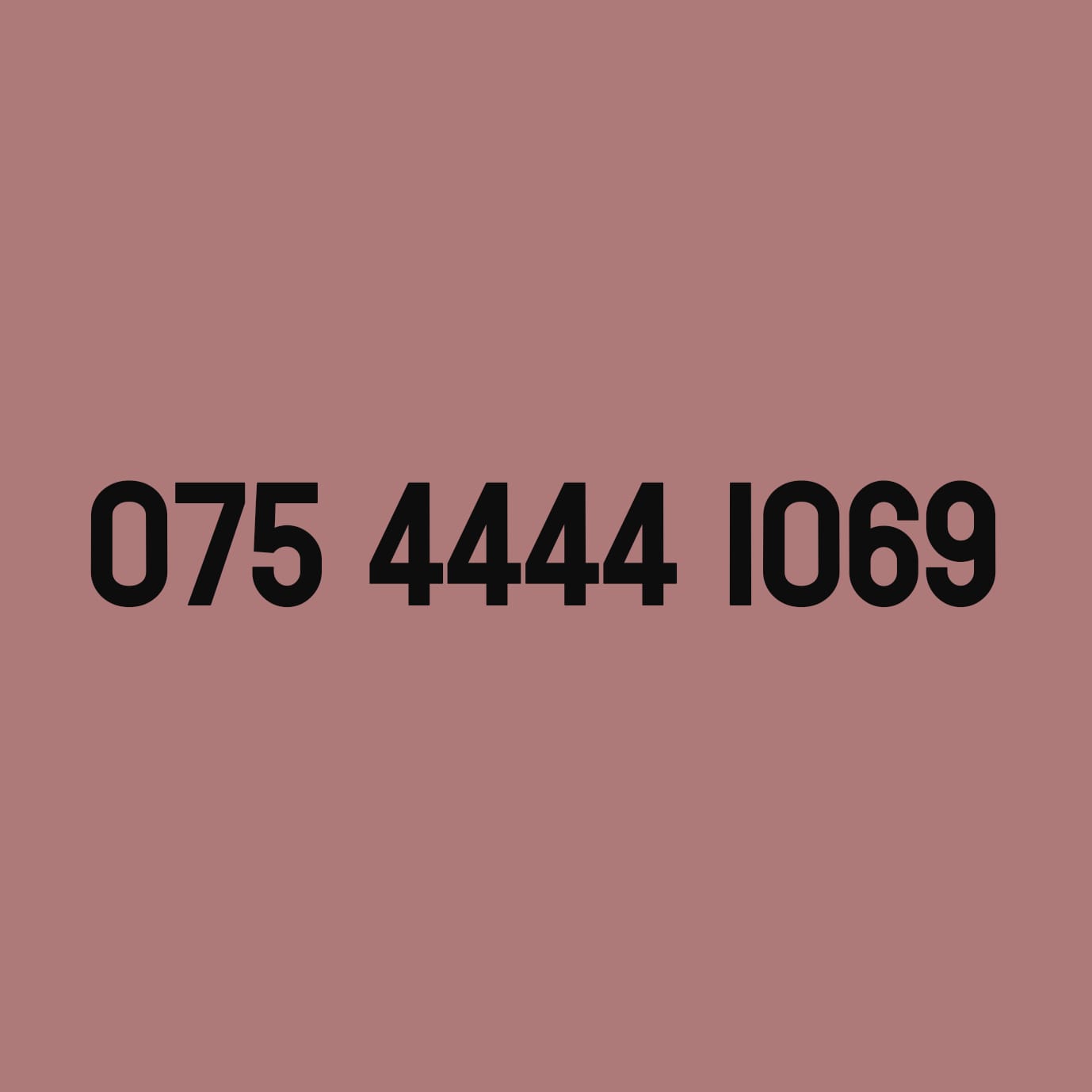 *£69* - 075 4444 1069