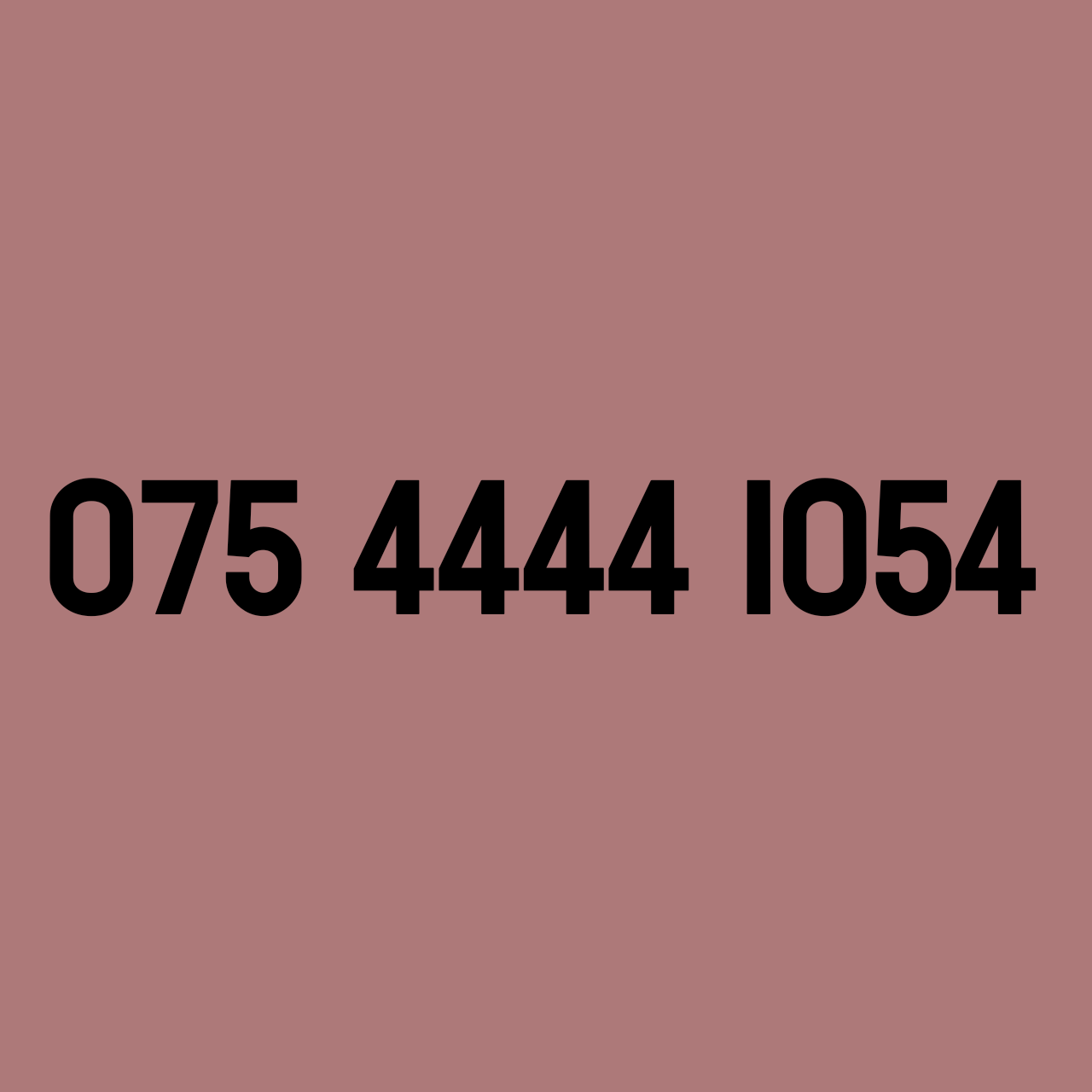 *£99* - 075 4444 1054
