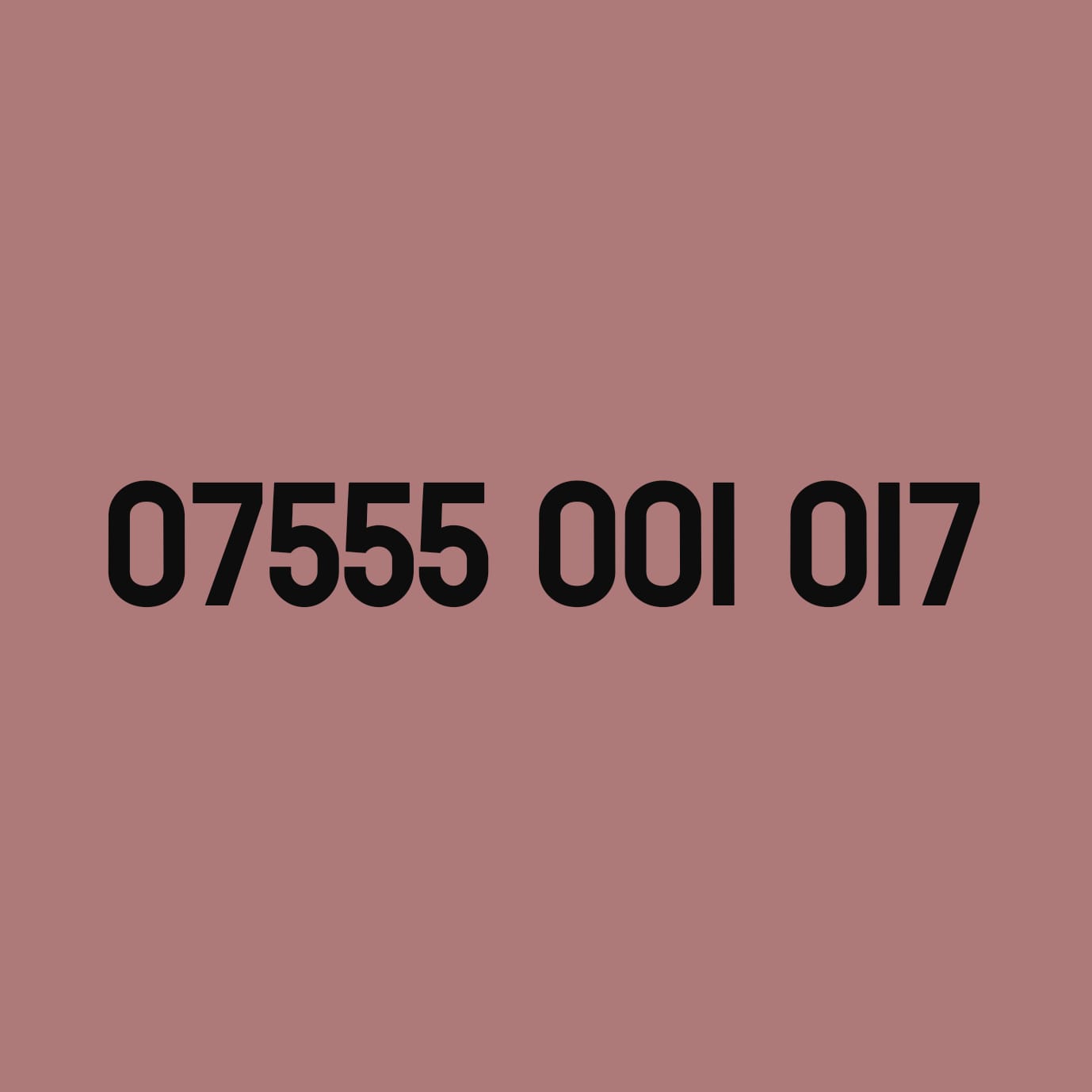 *£29* - 07555 001 017