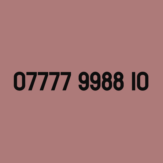 £249 - 07777 9988 10