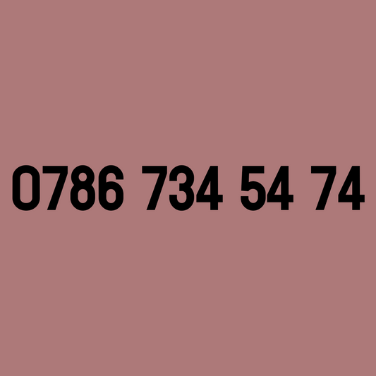 *£39*  0786 734 54 74