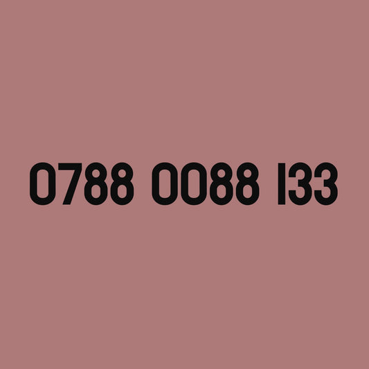 *Sale* 0788 00 88 133