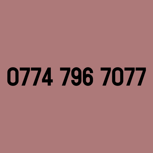 *£29* - 0774 796 7077