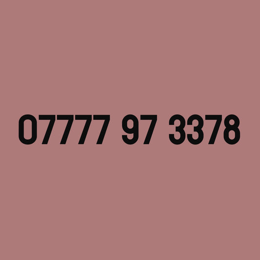 *£39* - 07777 97 3378