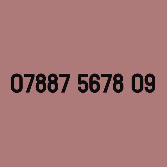 *£29* - 07887 5678 09