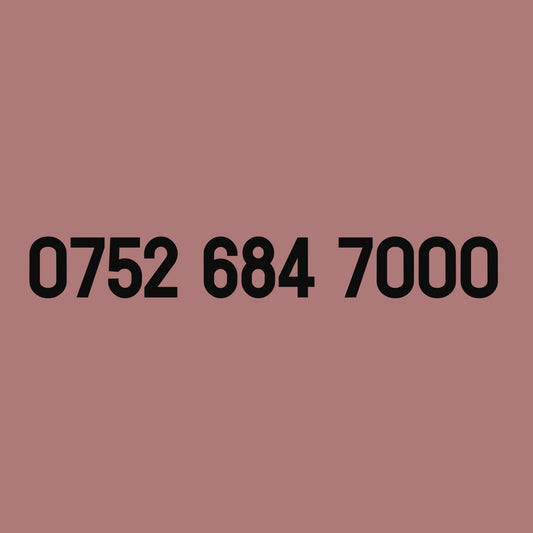 *£39* - 0752 684 7000