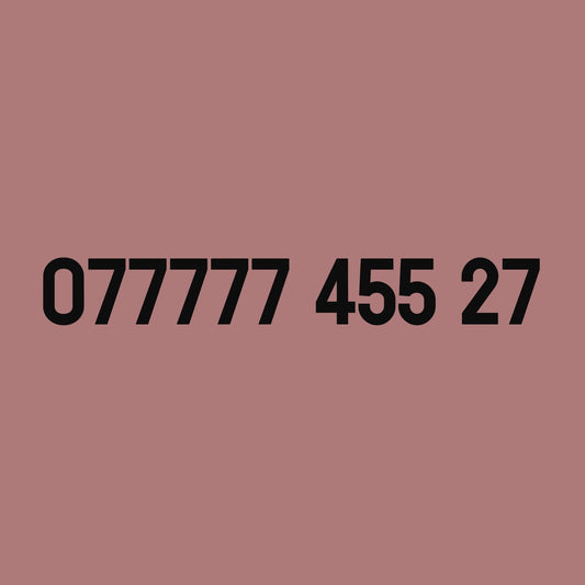 *Sale* 077777 455 27